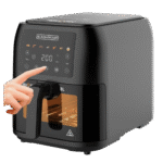 ⁦قلاية هوائية بلاك اند ديكر درج شفاف سعة 8 لتر - طاقة 1700 وات  SAF80W-B5⁩ - الصورة ⁦3⁩