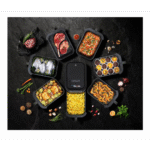 ⁦قلاية هوائية بلاك اند ديكر درج شفاف سعة 8 لتر - طاقة 1700 وات  SAF80W-B5⁩ - الصورة ⁦5⁩