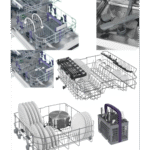 Beko Dishwasher 14 persons, 5 programs, Full Size 60 cm, half load & steam - BDFN15420S - Image 4