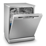 ⁦ميدياغسالة اطباق ، تسع 13 طبق و6 برامج - لون فضي، موديل WQP13-5201C-S⁩ - الصورة ⁦2⁩