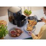 قلاية هوائية فيليبس بسعة 4.1 ليتر 1400 وات أسود HD9200 90 وات - الصورة 4