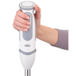 ⁦هاند بلندر فاريو 5 مالتي كويك من براون، MQ  5200، وات 1000 ، 21سرعة تحكم في السرعة مع تحكم في الرذاذ، لون أبيض⁩ - الصورة ⁦2⁩