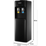 ⁦مبرد مياه  بتحميل علوي من كولدير KWD CB-Black  صنبورين، ماء بارد ودرجة حرارة الغرفة⁩ - الصورة ⁦3⁩