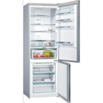 Bosch Nofrost Refrigerator with freezer at bottom, glass door - Serie | 6 Black - KGN49LB30U - Net capacity: 435 liter - Image 2