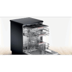 Bosch Freestanding Dishwashers Stainless Steel,Black - SMS46NB01B - Image 4