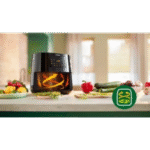 قلاية هوائية فيليبس مقاس XL سعة 1.2 كجم/6.2 لتر مع تقنية الهواء السريع، أسود - HD9270-220 فولت جهد إمداد 50 هرتز، 2000.0 وات - الصورة 5