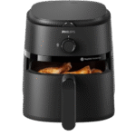 قلاية هوائية L - سعة 1500 وات، 4.1 لتر، 0.8 كجم، أسود - NA120/00 فيليبس، 1500 وات - الصورة 3