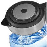 ⁦باساب غلاية مياه كهربائية زجاج سعة 2.0 لتر - أسود⁩ - الصورة ⁦2⁩