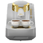 ⁦ماكينة تحضير قهوة تركية، 710 وات، ذهبي أبيض من ارزوم اوكا، ok008⁩ - الصورة ⁦2⁩