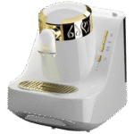 ⁦ماكينة تحضير قهوة تركية، 710 وات، ذهبي أبيض من ارزوم اوكا، ok008⁩ - الصورة ⁦3⁩