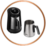 ⁦ارزوم اوكا - ماكينة قهوة تركى منيو بروا - اسود/نحاسى - OK0010⁩ - الصورة ⁦5⁩