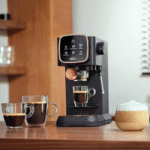 ⁦ماكينة تحضير الإسبريسو سولو شبه الأوتوماتيكية من أوكا، OK0034-04، أسود نحاسي⁩ - الصورة ⁦4⁩