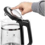 ⁦بلاك اندديكر غلاية زجاجية مزدوجة الجدار 1.7 لتر 2200 وات - GK220-B5⁩ - الصورة ⁦3⁩