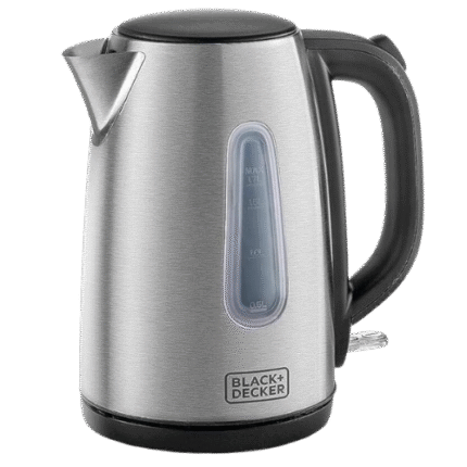 غلاية ستانلس ستيل سعة 1.7 لتر من بلاك اند ديكر، Jc450-B5، فضي