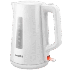 غلاية بلاستيكية بيضاء من فيليبس، سعة 1.7 لتر 2400 وات، HD9318/01 - الصورة 2