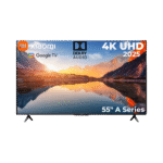 تلفزيون شاومي A-55-2025TV 4K UHD 2025 جوجل تي في مقاس 55 بوصة، أسود