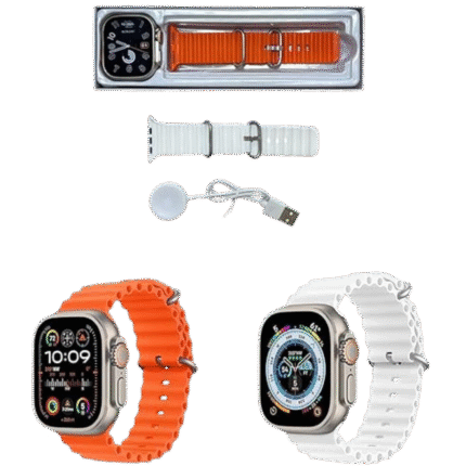 ساعة ذكية جديدة T800 الترا من ادهوماكس، شاشة HD 2 انش، متتبع اللياقة البدنية، معدل ضربات القلب، مراقب الاكسجين، المكالمات، شحن لاسلكي، تعمل مع IOS واندرويد للرجال والنساء