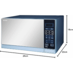 ⁦25لتر فرن ميكروويف مع شواية من شارب R-75MT(S) 220 فولت⁩ - الصورة ⁦6⁩