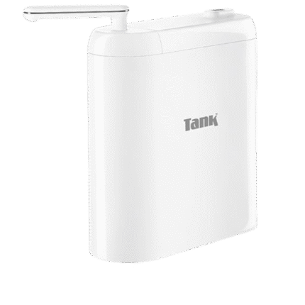 فلتر مياه تانك برو مع مؤقت رقمي و6 وظائف ترشيح مضغوطة، ابيض