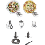 ⁦محضر طعام بقوة 1000 وات موديل FDP65.400WH من كينوود⁩ - الصورة ⁦5⁩