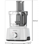 ⁦محضر طعام من كينوود، 1000 وات - FDP65.450WH⁩ - الصورة ⁦7⁩