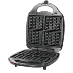 Black & Decker 1400W 3-in-1 4 Slice Sandwich & Waffle Maker with 180 Degree, TS4130-B5 - Image 4