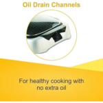 Kenwood Health Grill 2000 Watts With Glass Lid, Silver HG266 - Image 6