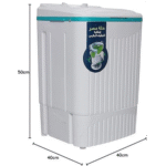 ⁦غسالة اطفال بالعصارة فريش 4K، أبيض، تحميل علوي، 2.0 ليتر⁩ - الصورة ⁦3⁩