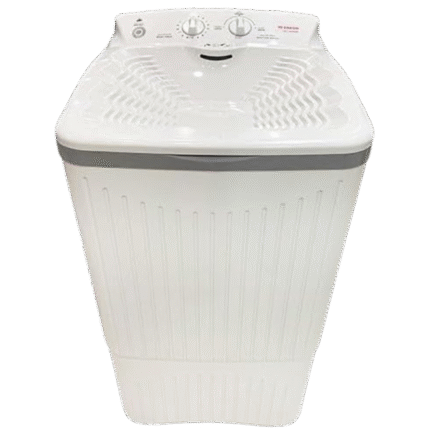 غسالة فريش 10 كجم حوض واحد جامبو باب دك FWS-1000NB-، أبيض