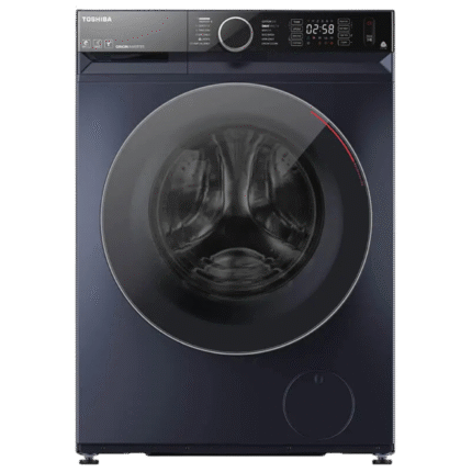 غسالة توشيبا تحميل أمامي سعة 12 كجم مع مجفف سعة 8 كجم من ، 1400 دورة في الدقيقة- TWD-BM130GF4EG (MK)