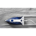 ⁦مكواة بخار إيزي جليس بقاعدة دوريليوم بتقنية آير جلايد من تيفال، 2400 وات، أزرق/أبيض، FV5715M0⁩ - الصورة ⁦4⁩