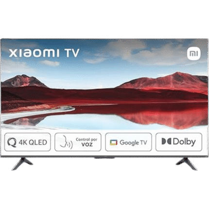 تلفزيون ذكي شاومي ايه برو 65 2025، شاشة QLED بدقة كاملة فائقة 4 كيه تحكم صوتي، جهاز استقبال مدمج لجوجل تي في تقنية دولبي اتموس