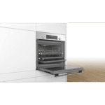 ⁦فرن بلت ان سلسلة 6 من بوش - فرن كهربائي 60 سم - اسود - ستانلس ستيل - مروحة - HBJ558YS0G⁩ - الصورة ⁦3⁩