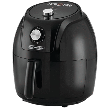 قلاية هوائية من بلاك اند ديكر، AF575-B5 -  جهد إمداد 220 فولت بتردد 50 هرتز، أسود، 5.6 لتر، 1800.0 وات