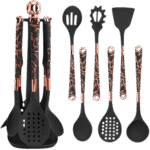 أدوات مطبخ من السيليكون مجموعة من 7 قطع، تصميم عصري للاستخدام المنزلي