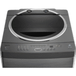 ⁦غسالة ملابس توشيبا AEW-E1050SUP(SS) أوتوماتيك علوي مع مضخة داخلية، سعة 10 كجم - فضي⁩ - الصورة ⁦2⁩