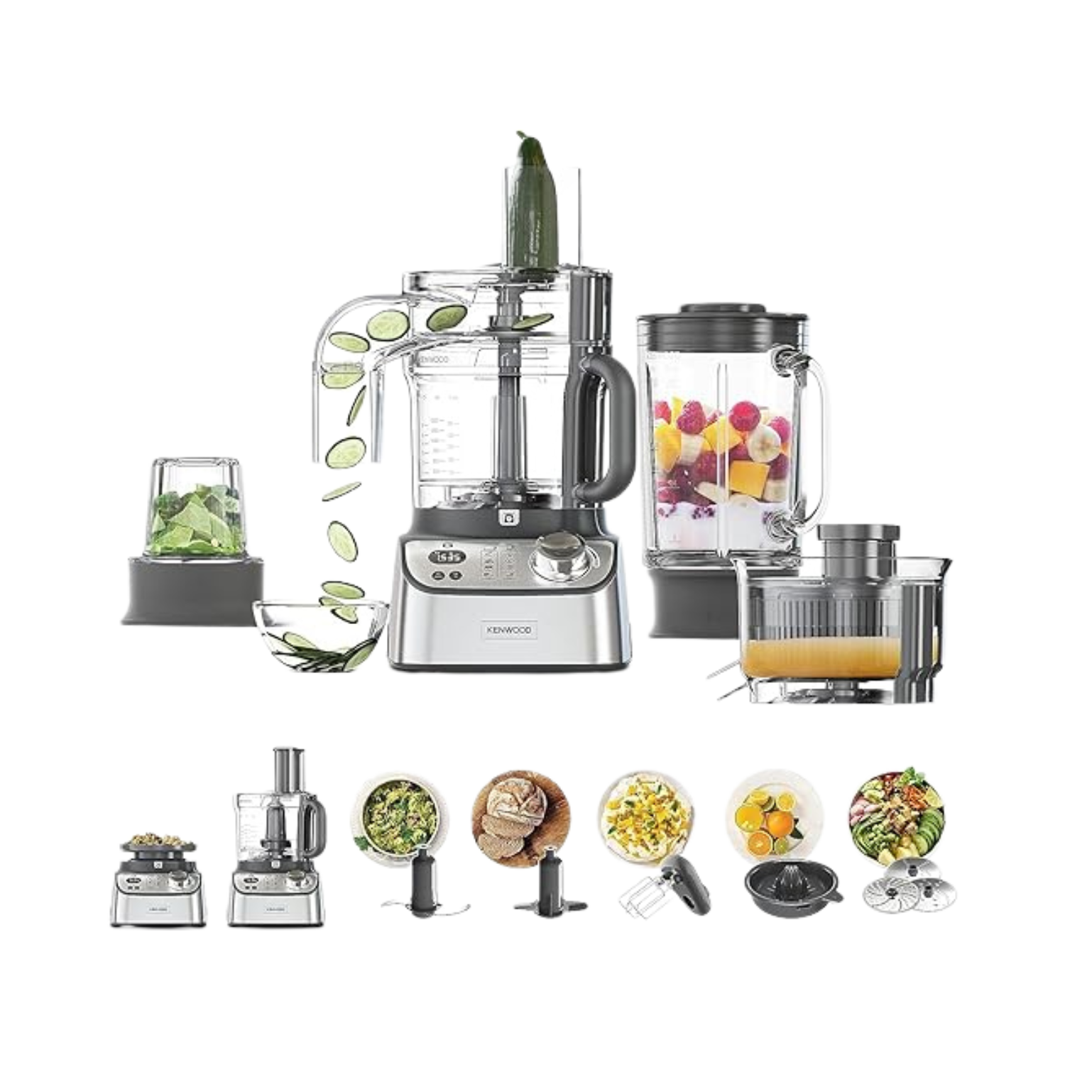 تصميم بدون عنوان - 2025-11-28T160835.502 محضر طعام من كينوود موديل FDM71.690ss، 1000 وات، متعدد الالوان - الصورة 1