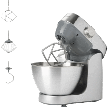 Kenwood Prospario Plus KHC29.A0SI Stand Blender, Compact 4.3 Liter, 3 Pot, 1000 Watt - Silver I
