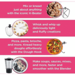 عجان مطبخ هوم بيك بلس KHH01.120SI بقدرة 1400 وات وسعة 5 لترمن كينوود - الصورة 8