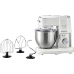 Black & Decker Multifunction Stand Mixer , 1000W, 6L, 10 Speed, White - MKM100-B5 - Image 2