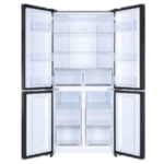 ⁦ثلاجة 4 باب (فريزر سفلي) انفرتر تبريد فائق سعة 502 لتر من هاير - لون أسود جلاس، HRF-530TDBG⁩ - الصورة ⁦5⁩