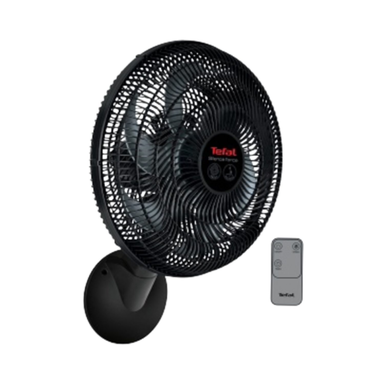 10 مروحة تيفال حائط سايلنس فورس ريموت ، 16 بوصة، 3 سرعات، أسود - VG4151EE - الصورة 1