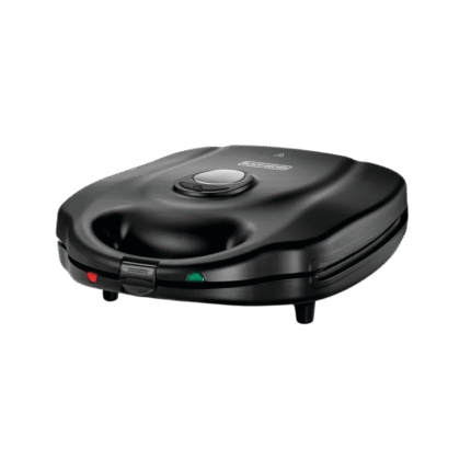 ماكينة صنع الساندويتشات والوافل 3 في 1 من بلاك اند ديكر بقدرة 1400 وات مع وضع شواء 180 درجة، TS4130-B5