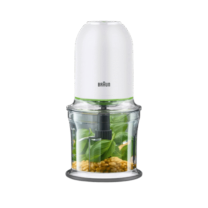 مفرمة براون كواد بليد 2 في 1 متعددة الاستخدامات 500 واط، لون أبيض