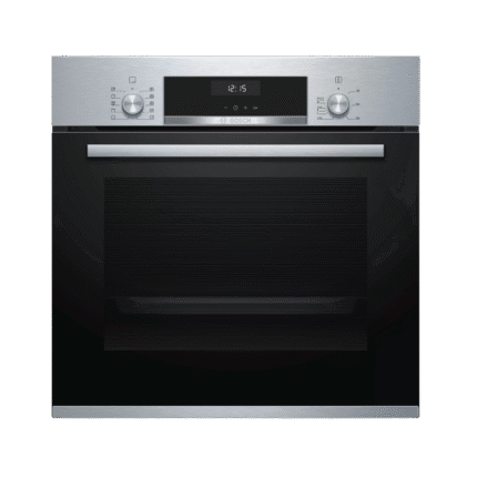 فرن بلت ان سلسلة 6 من بوش - فرن كهربائي 60 سم - اسود - ستانلس ستيل - مروحة - HBJ558YS0G