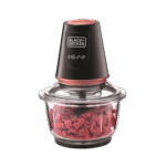 Black & Decker Vertical Chopper With Glass Bowl - 400 W - GC430-B5-2 Years Warranty