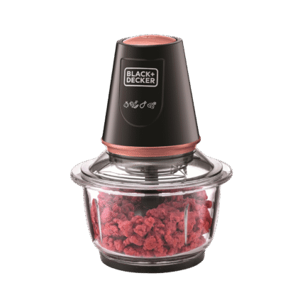 Black & Decker Vertical Chopper With Glass Bowl - 400 W - GC430-B5-2 Years Warranty