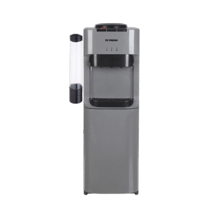 FRESH WATER DISPENSER 3 SPIGOTS WITH CABIN GREY FW-16VCDH-with Cup Holder