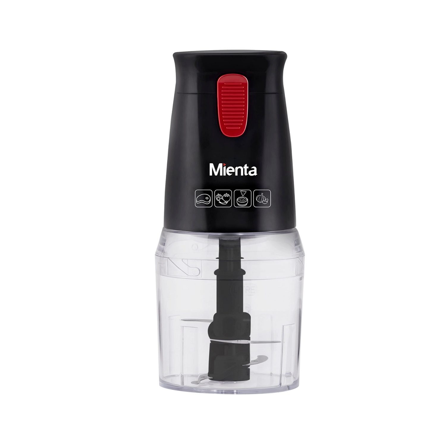 6 مفرمة ميانتا ميني بشفرة مزدوجة باللون الأسود براتيكو II، 400 وات 500 مل، سرعتان - CH2331B - الصورة 1