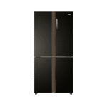 Haier 4 doors refrigerator (bottom freezer) - No frost - Black glass color - 502 liter - inverter